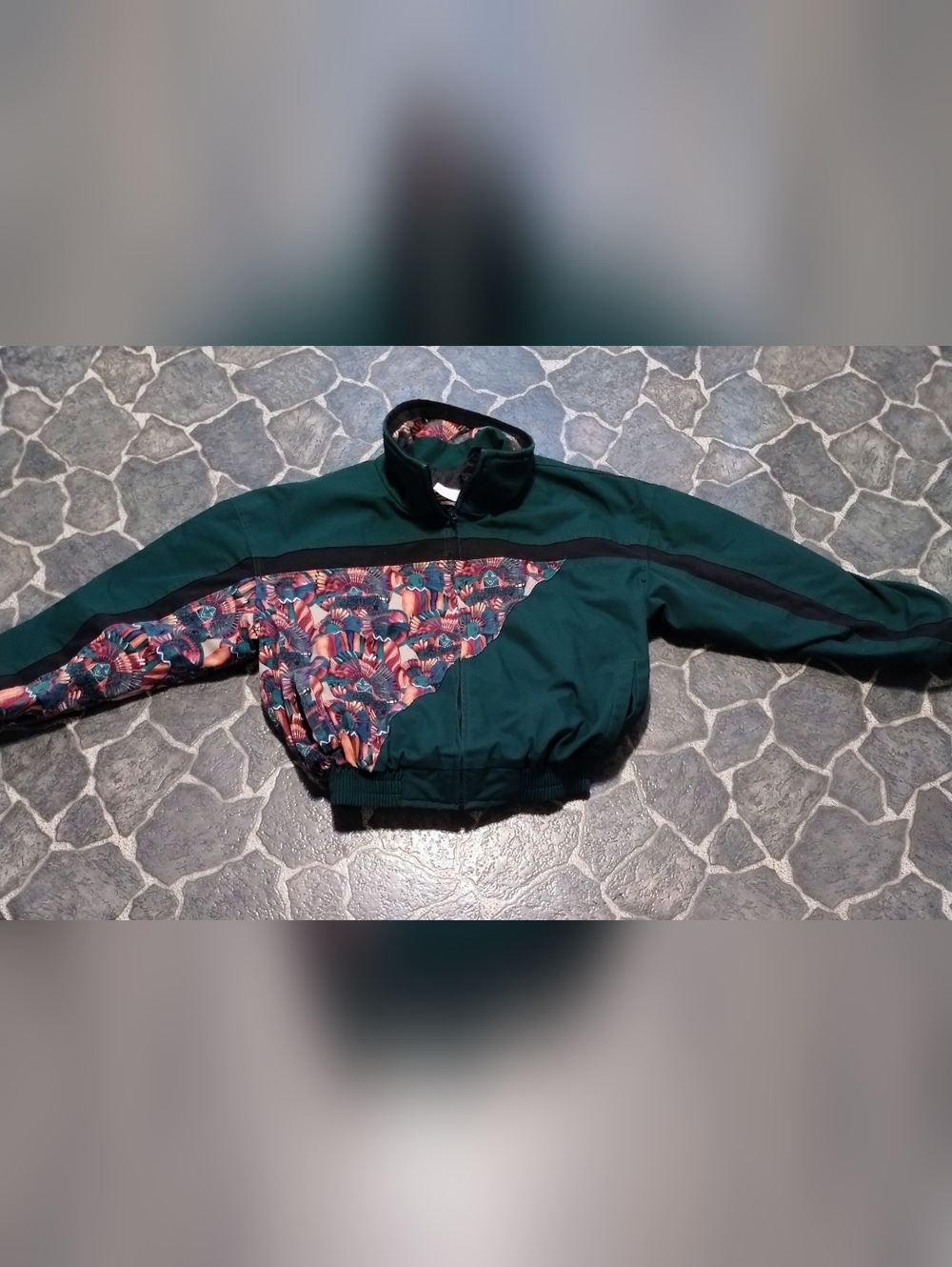 David James Southwestern Aztec mens coat VINTAGE